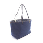 Fendi Tote Roll Medium Reversible Denim Leather — view 2