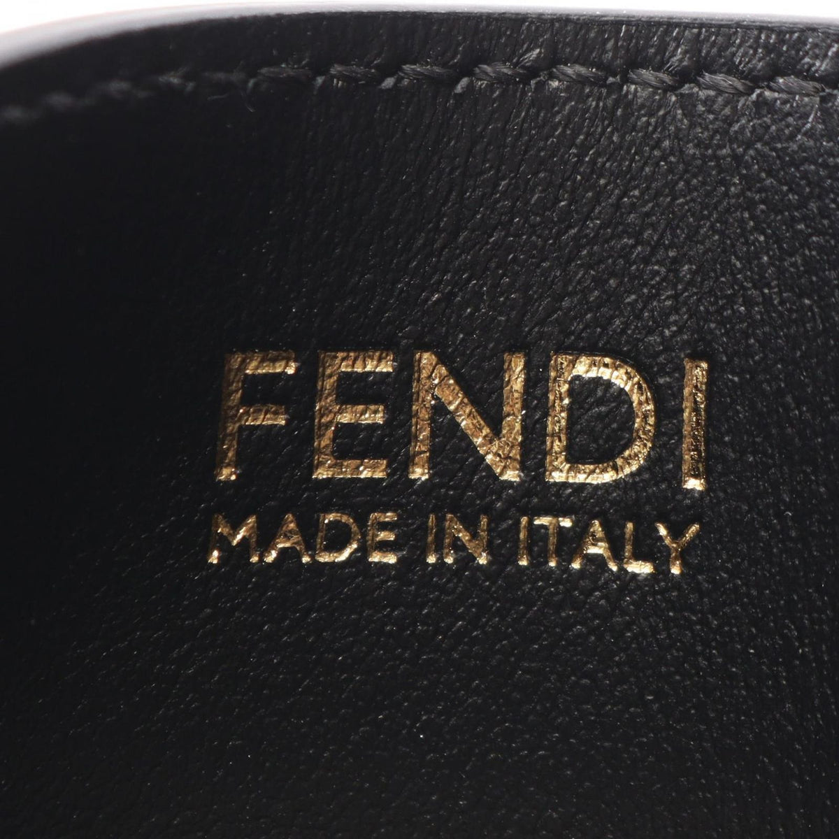 Fendi Card Case FF Logo Leather — view 4