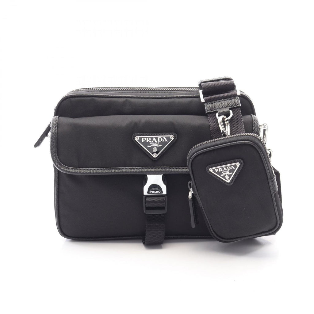 Prada Shoulder Bag Re-Nylon Saffiano Leather