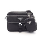 Prada Shoulder Bag Re-Nylon Saffiano Leather
