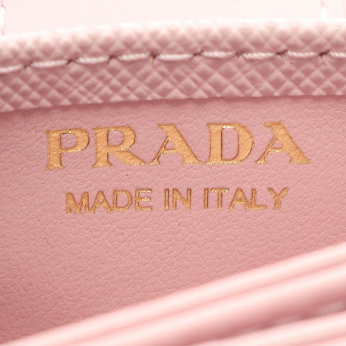 Prada Card Case Saffiano Tab Leather — view 4