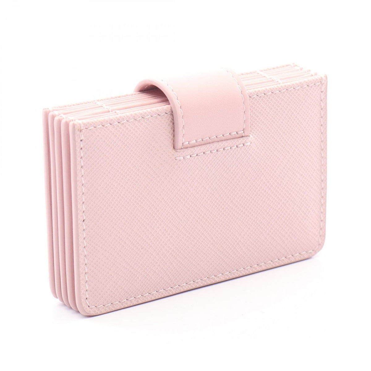 Prada Card Case Saffiano Tab Leather — view 2