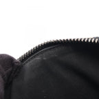 Dior Waist Bag Saddle Oblique Ivory Navy Canvas Leather Mini — view 8