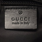 Gucci Shoulder Bag GG Supreme Web Stripe Flat Messenger Beige Brown Black — view 4