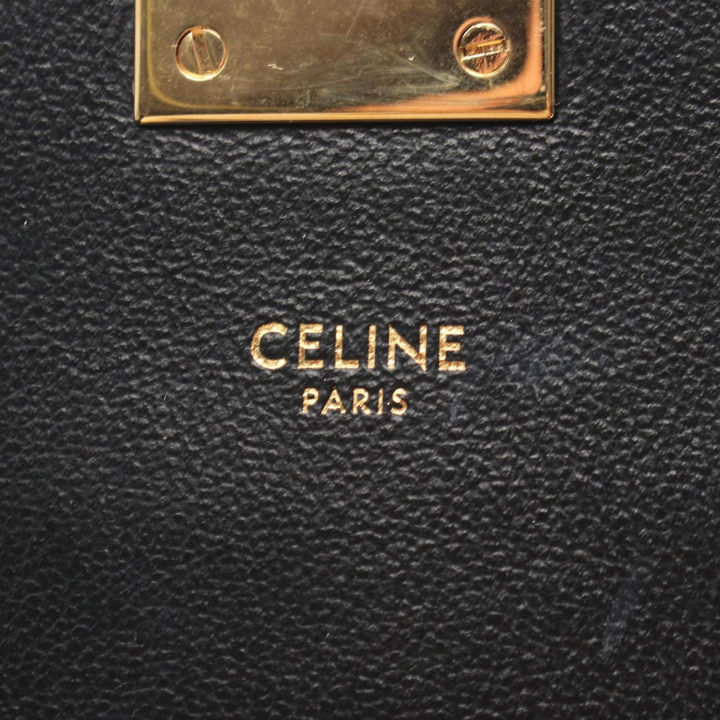 Celine Shoulder Bag C Small Black Leather C Chain — view 4
