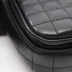 Celine Shoulder Bag C Small Black Leather C Chain — view 5