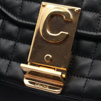 Celine Shoulder Bag C Small Black Leather C Chain — view 7