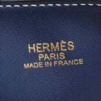 Hermes Tote Double Sens 36 Blue Saphir Nata Orange 36 — view 4