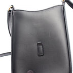 Saint Laurent Paris Shoulder Buckle 5 a 7 Mini Vertical Black Leather — view 5