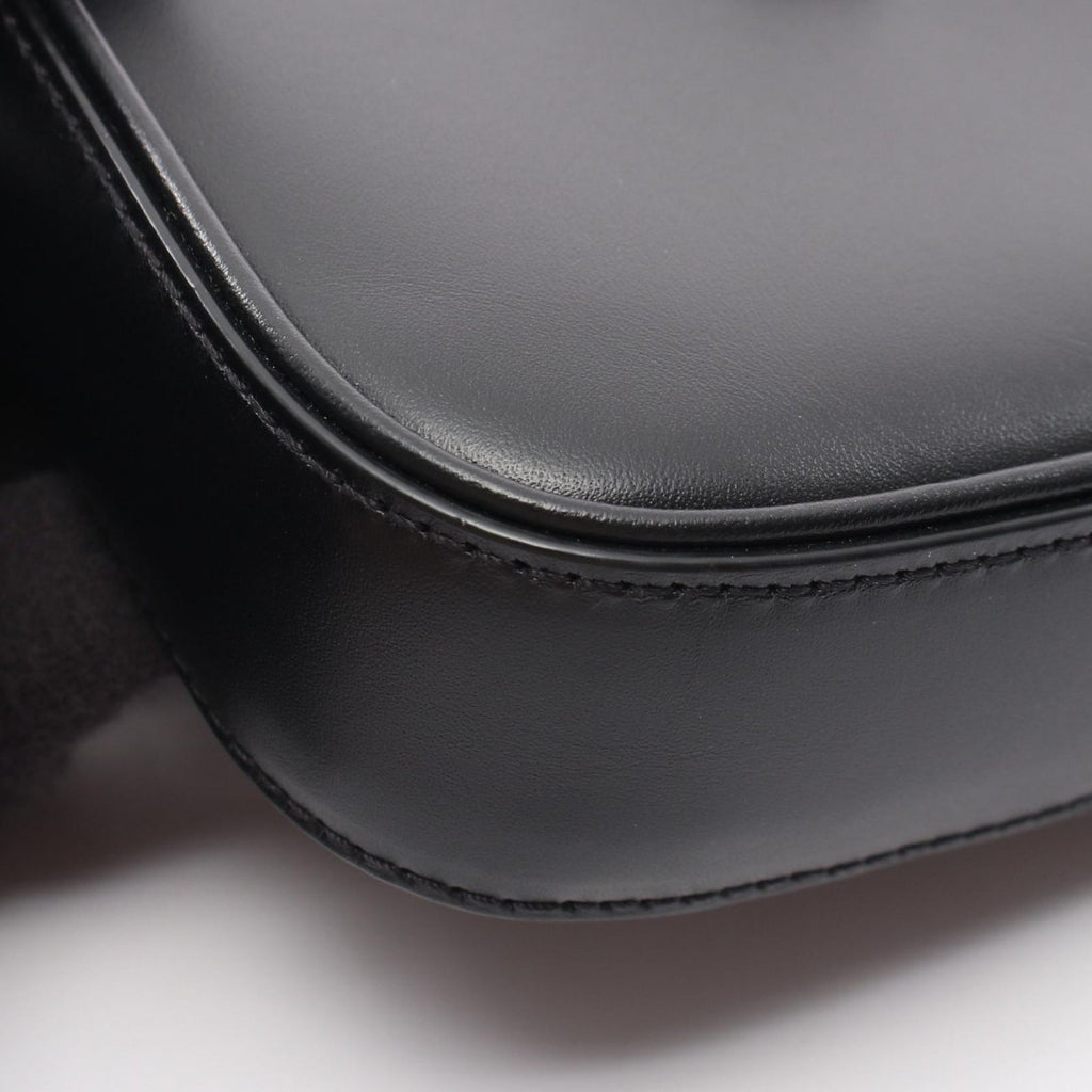 Saint Laurent Paris Shoulder Buckle 5 a 7 Mini Vertical Black Leather — view 7