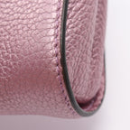 Fendi Handbag Peekaboo Nano Pink Purple Leather — view 8