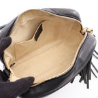 Gucci Shoulder Bag Soho Disco Interlocking G Black Leather Small — view 3