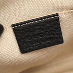 Gucci Shoulder Bag Soho Disco Interlocking G Black Leather Small — view 4
