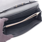 Saint Laurent Paris Shoulder Bag Classic Black Leather Chain Wallet — view 3