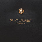 Saint Laurent Paris Shoulder Bag Classic Black Leather Chain Wallet — view 5