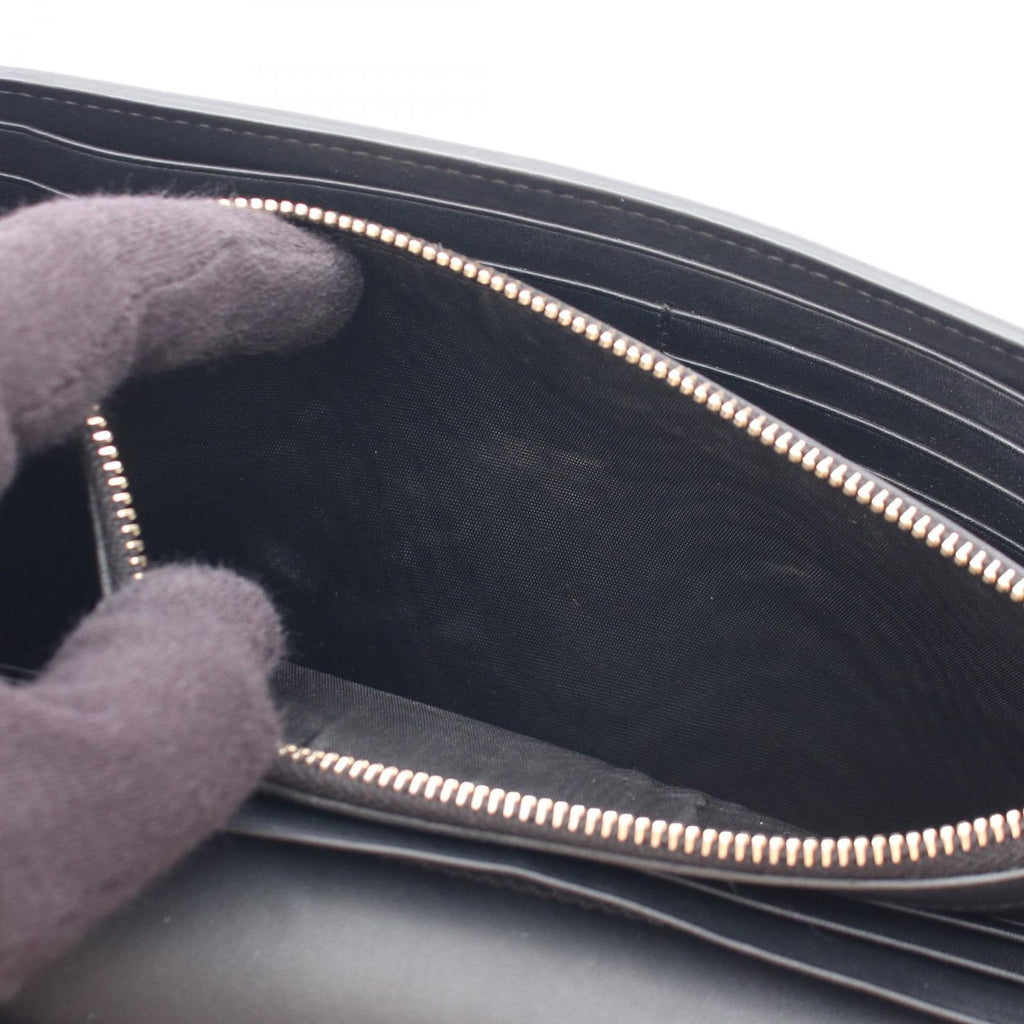 Saint Laurent Paris Shoulder Bag Classic Black Leather Chain Wallet — view 7