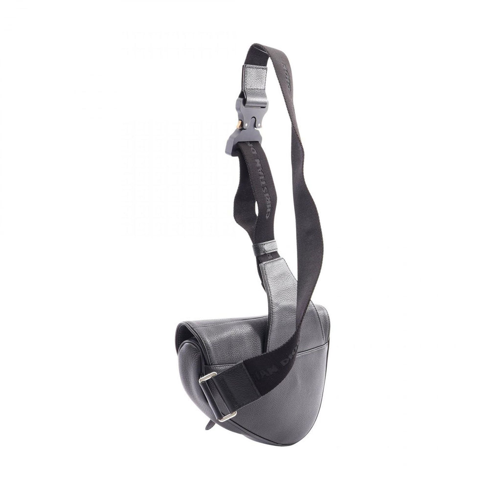 Dior Waist Bag Saddle Black Leather — view 2