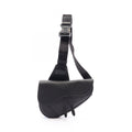 Dior Waist Bag Saddle Black Leather