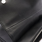 Dior Waist Bag Saddle Black Leather — view 5
