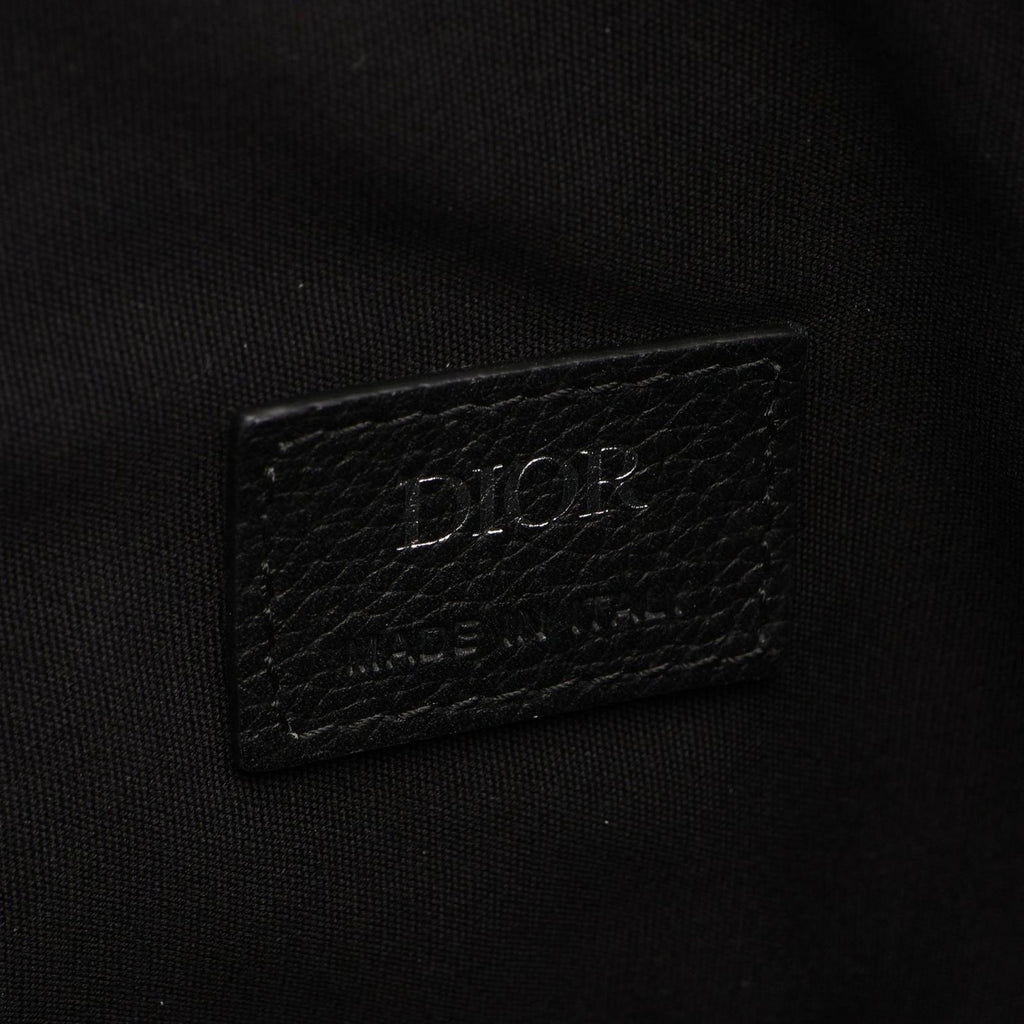 Dior Waist Bag Saddle Black Leather — view 4