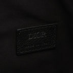 Dior Waist Bag Saddle Black Leather — view 4