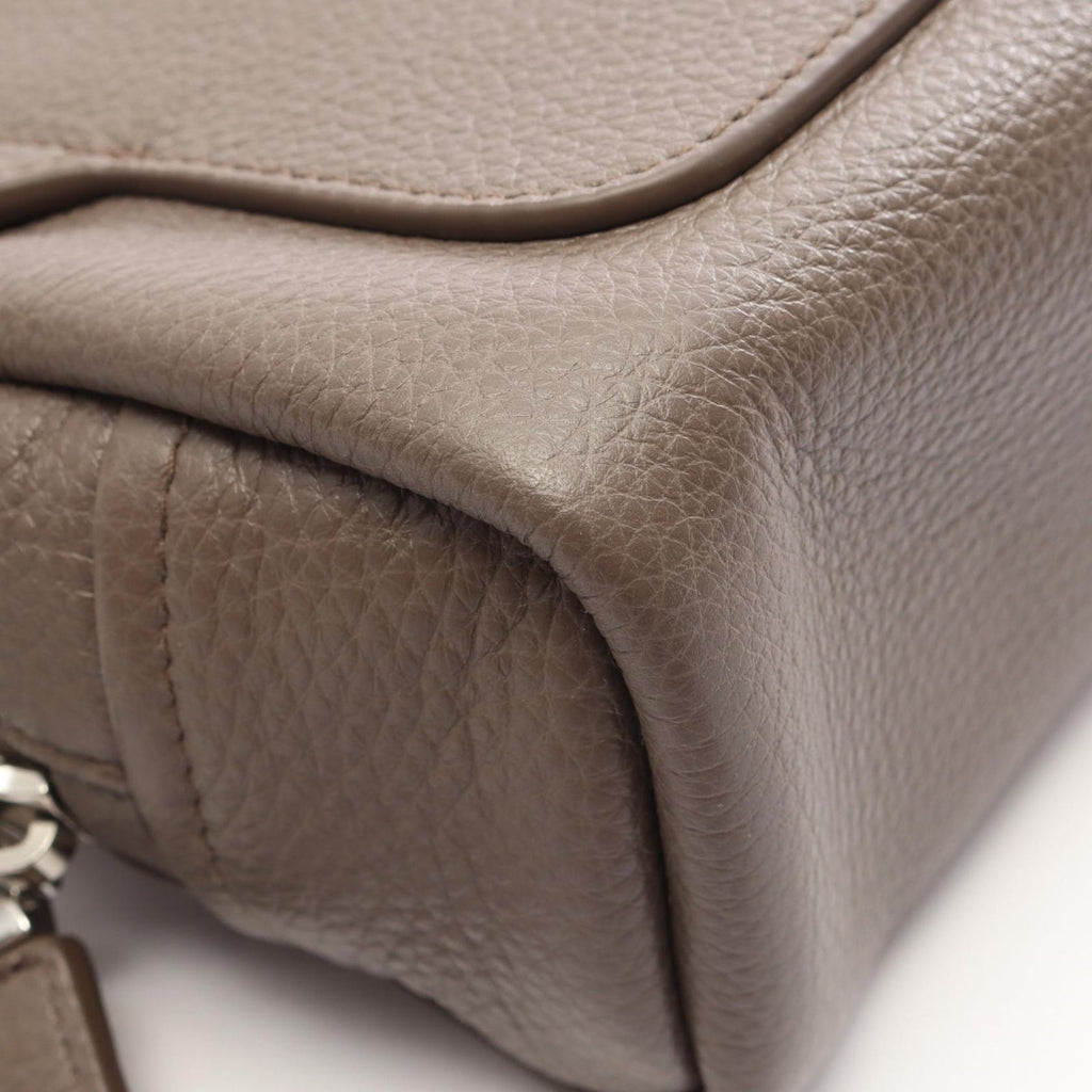 Prada Shoulder Bag VIT.DAINO Greige Multi Leather Triangle Logo 2-Way — view 5