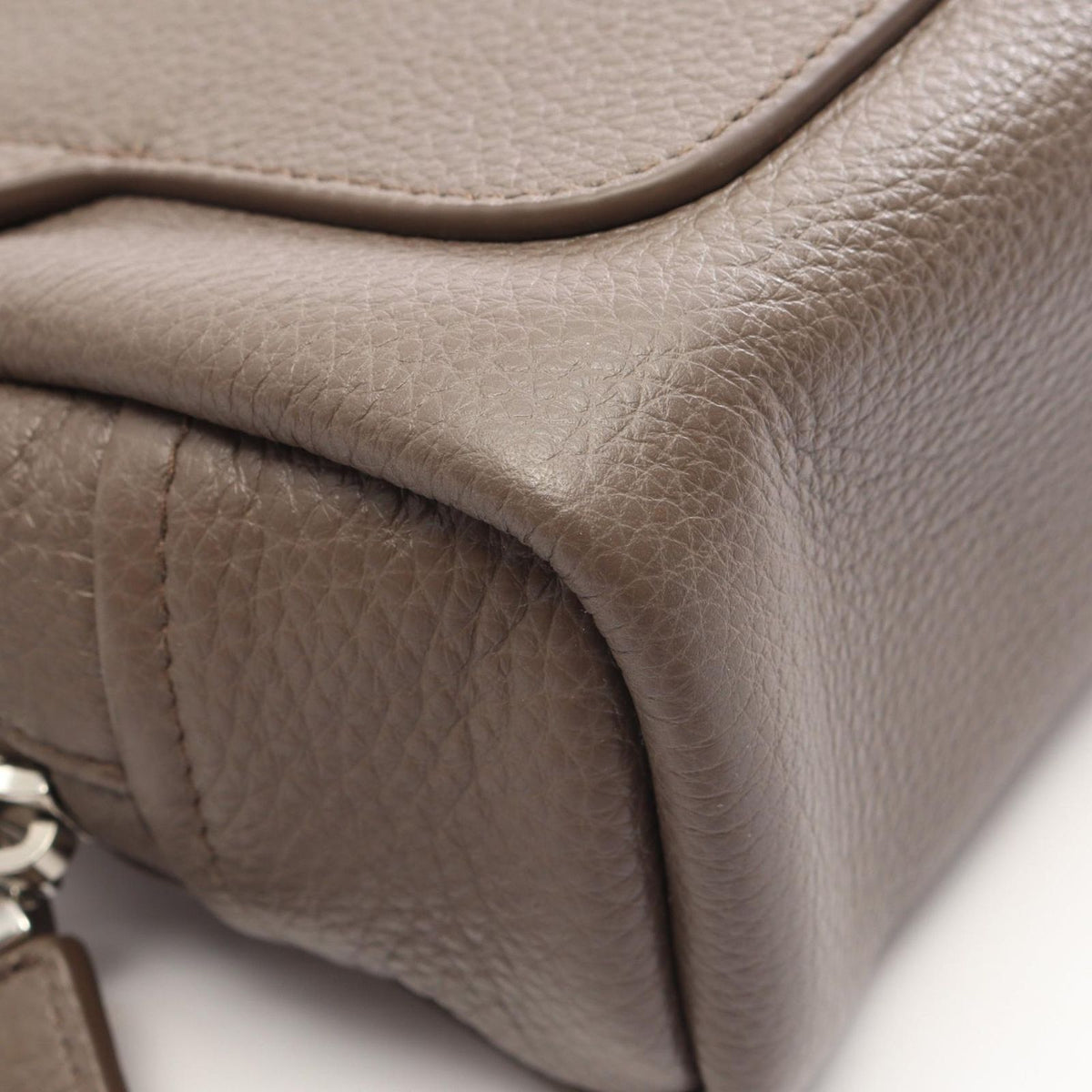 Prada Shoulder Bag VIT.DAINO Greige Multi Leather Triangle Logo 2-Way — view 5