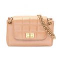 Chanel Shoulder Bag 2.55 Choco Bar Pink Gold Lambskin Small Flap Chain