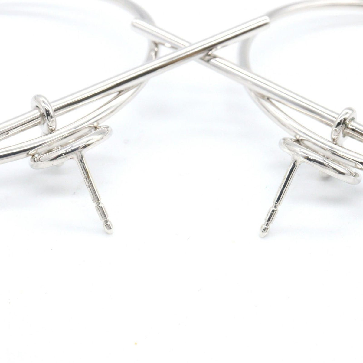 Hermes Earrings Echappee PM 925 Sterling Silver — view 3