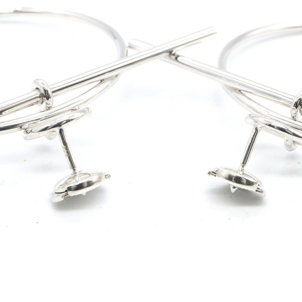 Hermes Earrings Echappee PM 925 Sterling Silver — view 2