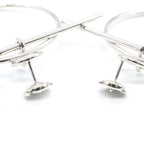 Hermes Earrings Echappee PM 925 Sterling Silver — view 2