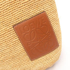 Loewe Handbag Slit Bag Beige Brown Leather — view 4