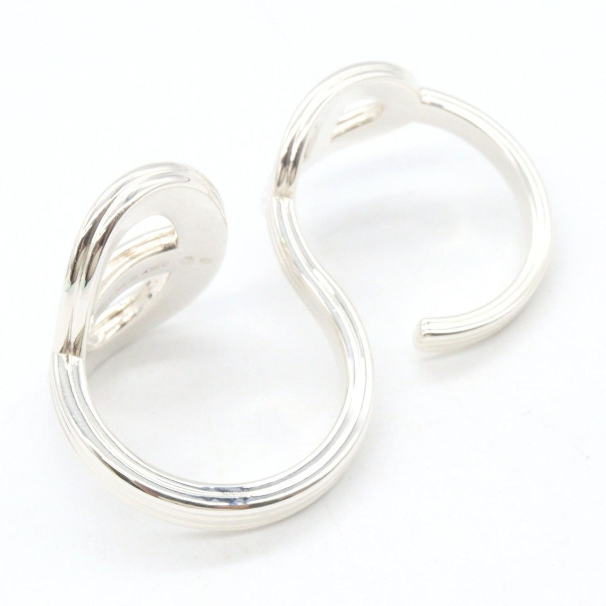 Hermes Ring Chaine D'ancre Double 925 Sterling Silver — view 4