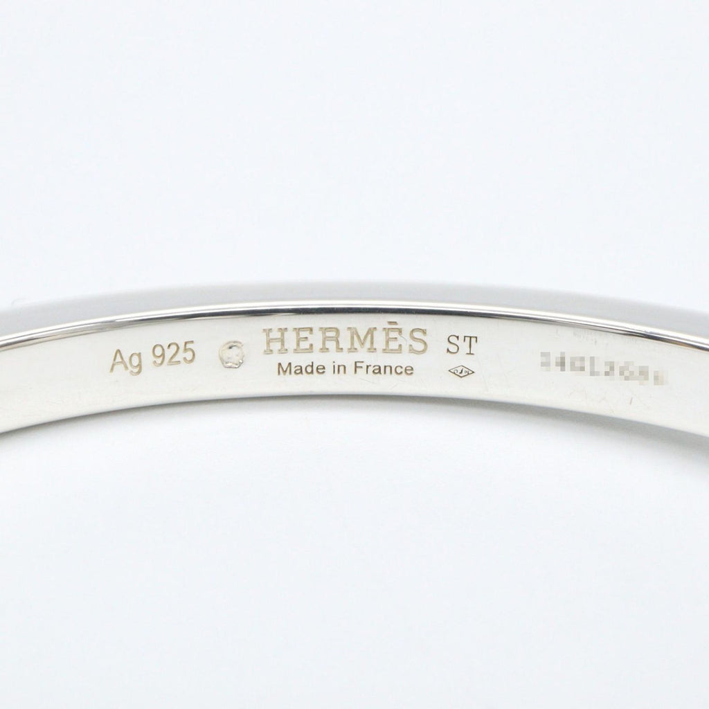 Hermes Bangle Gallop 925 Sterling Silver Bracelet — view 4