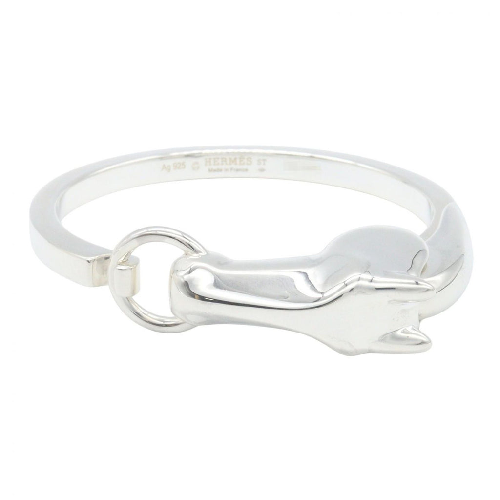 Hermes Bangle Gallop 925 Sterling Silver Bracelet