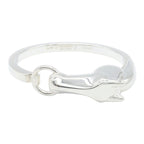 Hermes Bangle Gallop 925 Sterling Silver Bracelet