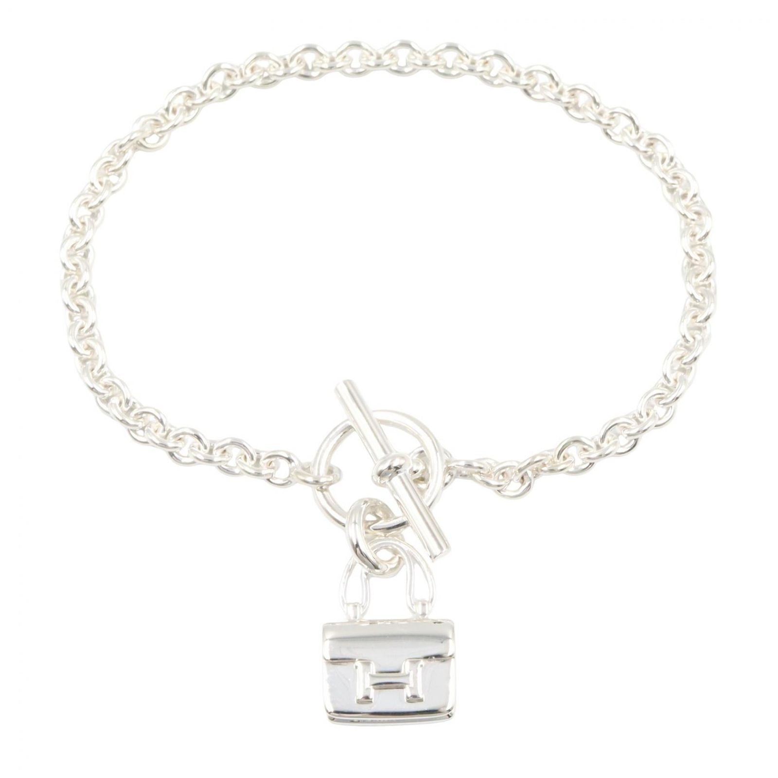 Hermes Bracelet Amulette Constance 925 Sterling Silver