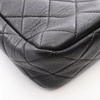 Chanel Shoulder Bag Quilted Small Hobo Black Lambskin Chain — view 8