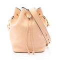 Fendi Shoulder Bag Montresor Beige Leather