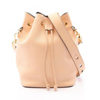 Fendi Shoulder Bag Montresor Beige Leather