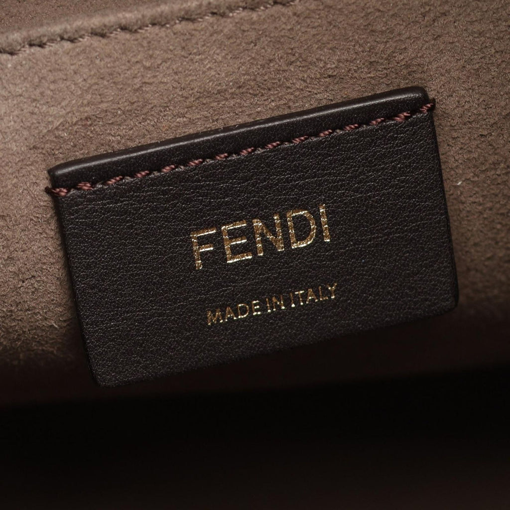 Fendi Shoulder Bag Montresor Beige Leather — view 4