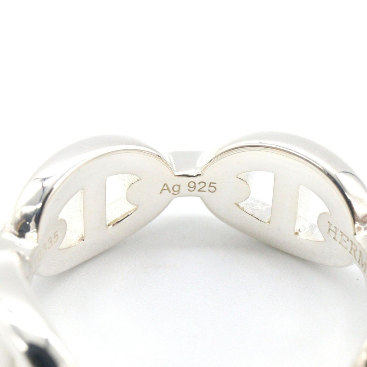 Hermes Ring Enchainee PM 925 Sterling Silver — view 5