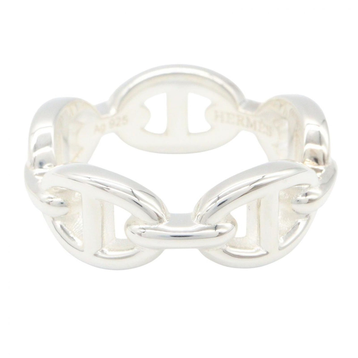 Hermes Ring Enchainee PM 925 Sterling Silver — view 3