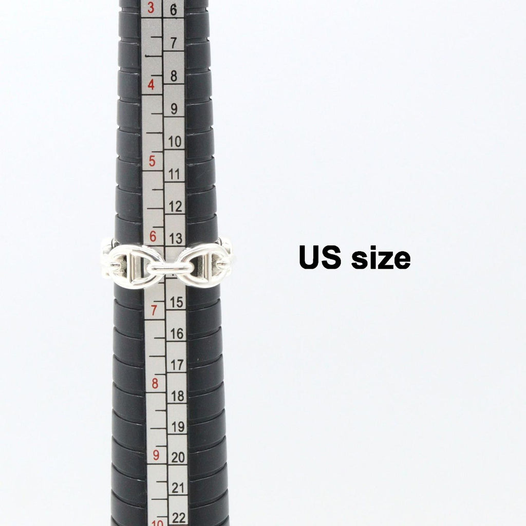 Hermes Ring Enchainee PM 925 Sterling Silver — view 8
