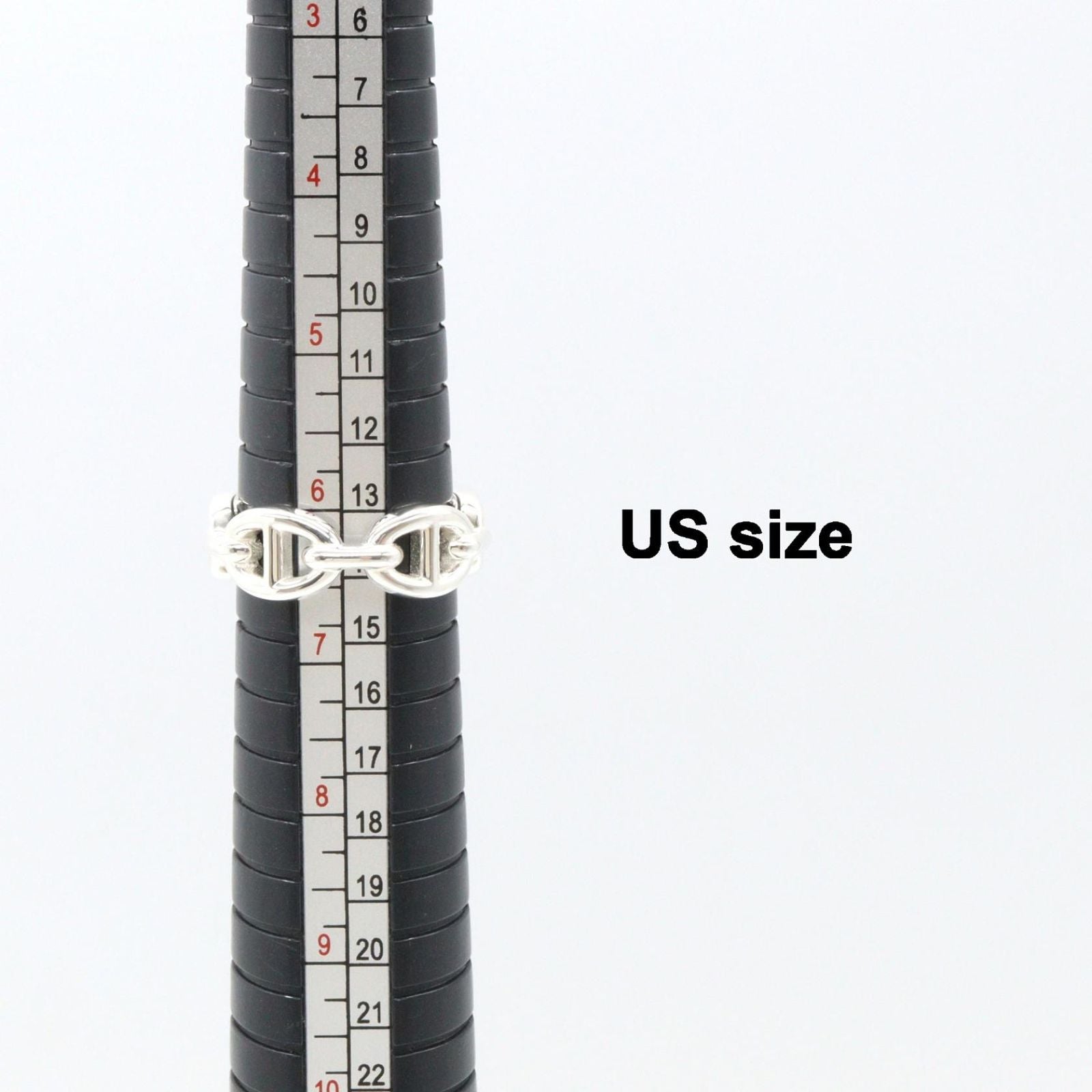 Hermes Ring Enchainee PM 925 Sterling Silver — view 8