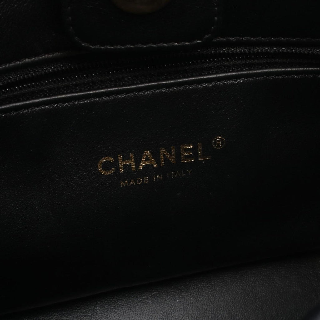 Chanel Shoulder Bag Quilted Small Black Ladiesskin — view 4