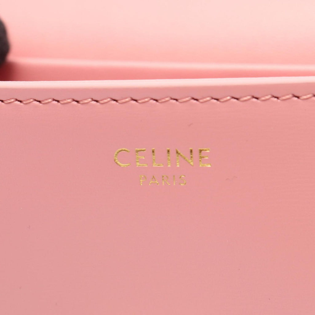 Celine Shoulder Bag Claude Pink Leather — view 4