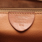 Celine Shoulder Bag Macadam Brown Leather — view 4