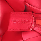 Bottega Veneta Shoulder Bag Mini Cassette Rose Pink Leather Maxi Intrecciato — view 4