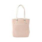 Dior Tote Trotter Pink White Canvas Leather